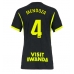 Maillot de foot Atletico Madrid Rodrigo Mendoza #4 Extérieur vêtements Femmes 2026-27 Manches Courtes